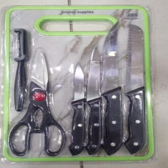 6 in 1 Stainless Steel Knives Set